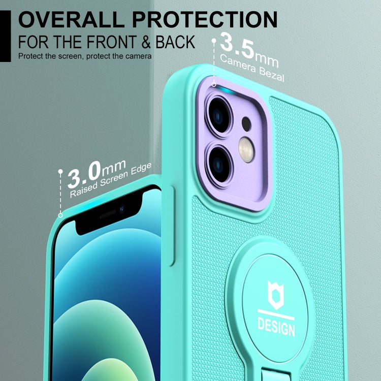 For iPhone 11 Small Tail Holder TPU+PC Phone Case