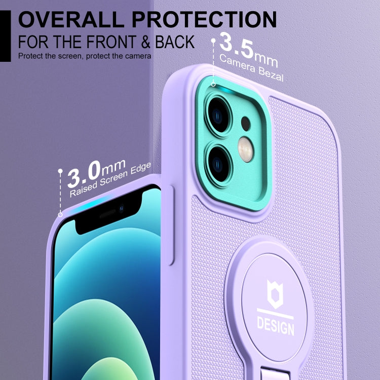 For iPhone 11 Small Tail Holder TPU+PC Phone Case