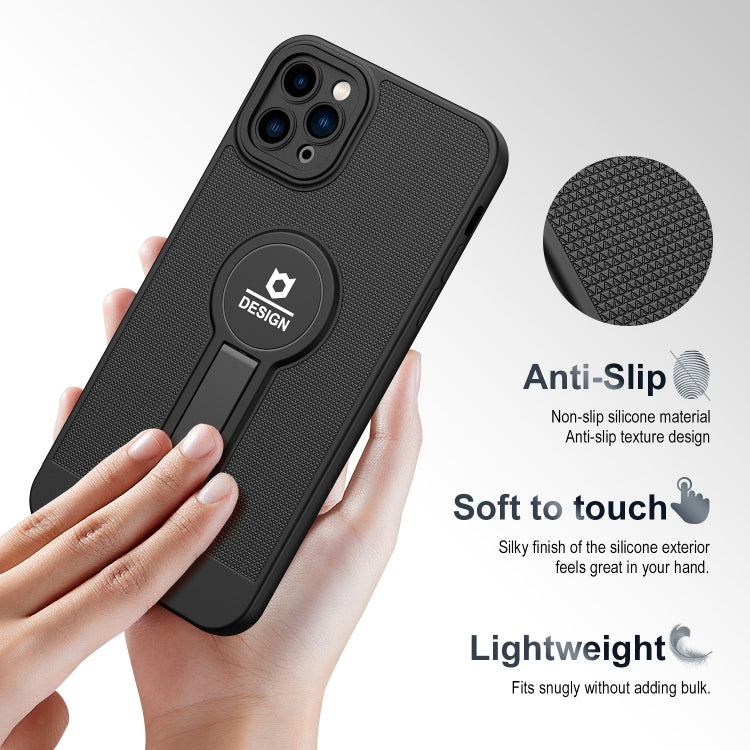 For iPhone 11 Pro Small Tail Holder TPU+PC Phone Case