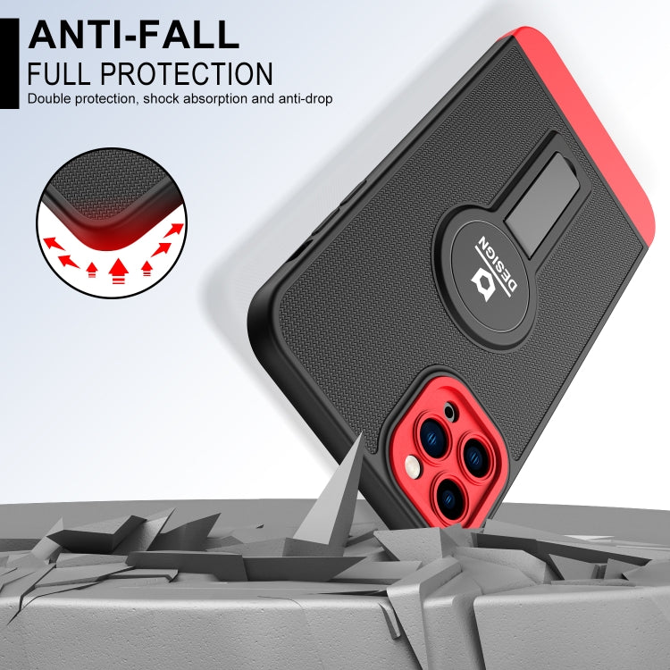 For iPhone 11 Pro Small Tail Holder TPU+PC Phone Case