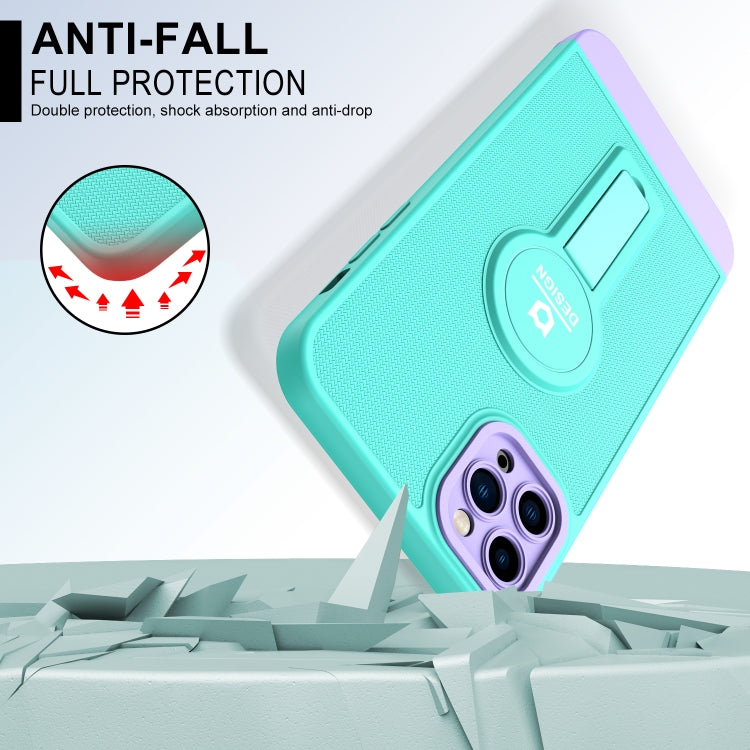 For iPhone 11 Pro Small Tail Holder TPU+PC Phone Case