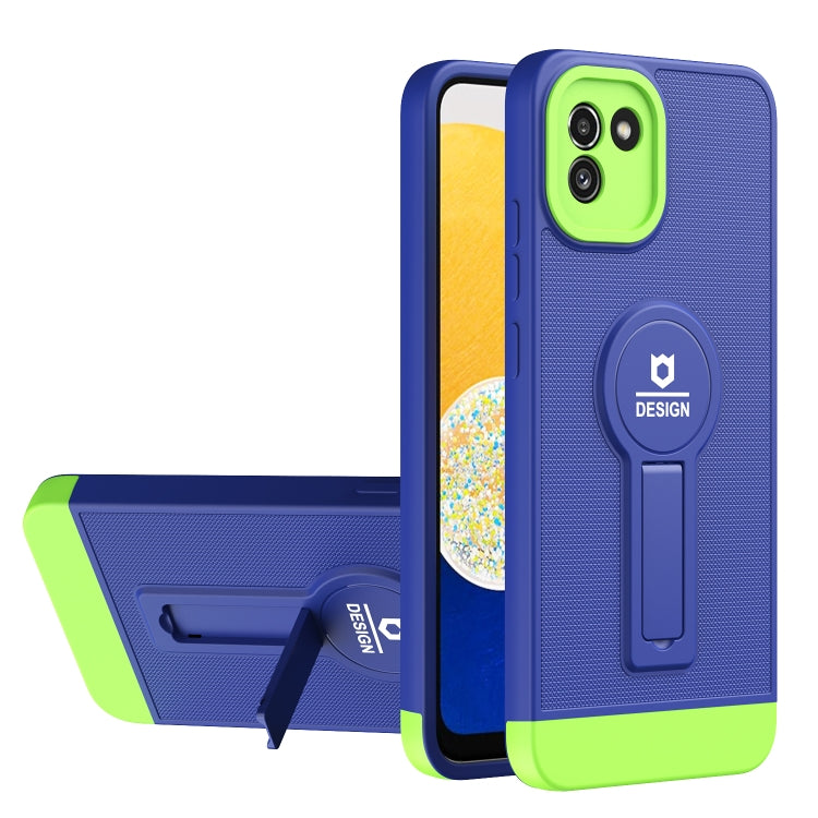 For Samsung Galaxy A03 164mm Small Tail Holder TPU+PC Phone Case
