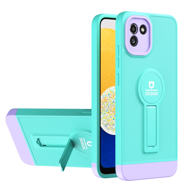 For Samsung Galaxy A03 164mm Small Tail Holder TPU+PC Phone Case