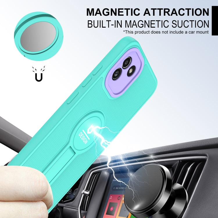 For Samsung Galaxy A03 164mm Small Tail Holder TPU+PC Phone Case