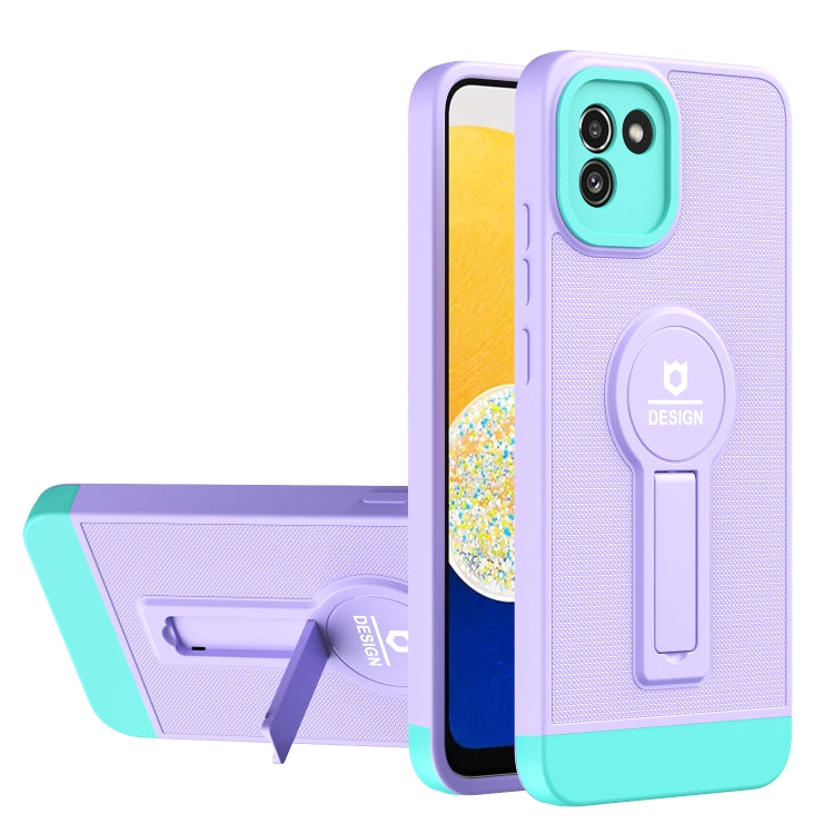 For Samsung Galaxy A03 164mm Small Tail Holder TPU+PC Phone Case