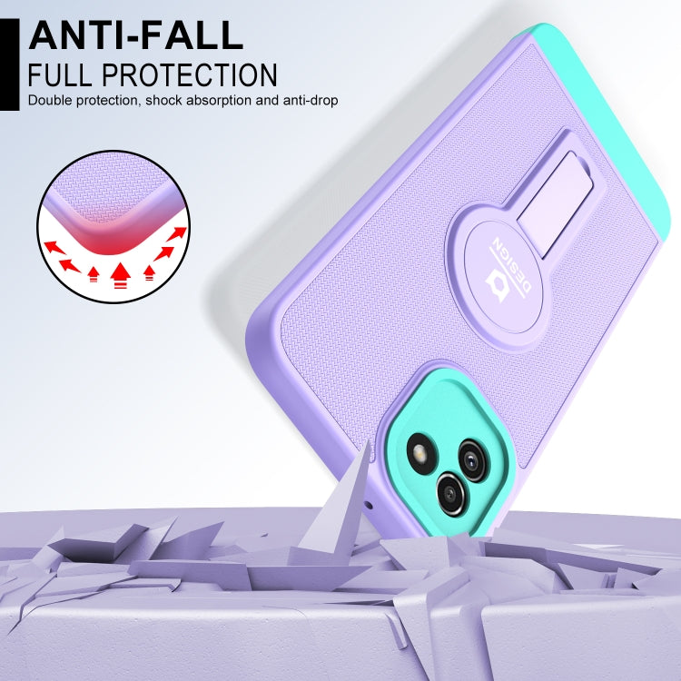 For Samsung Galaxy A03 164mm Small Tail Holder TPU+PC Phone Case