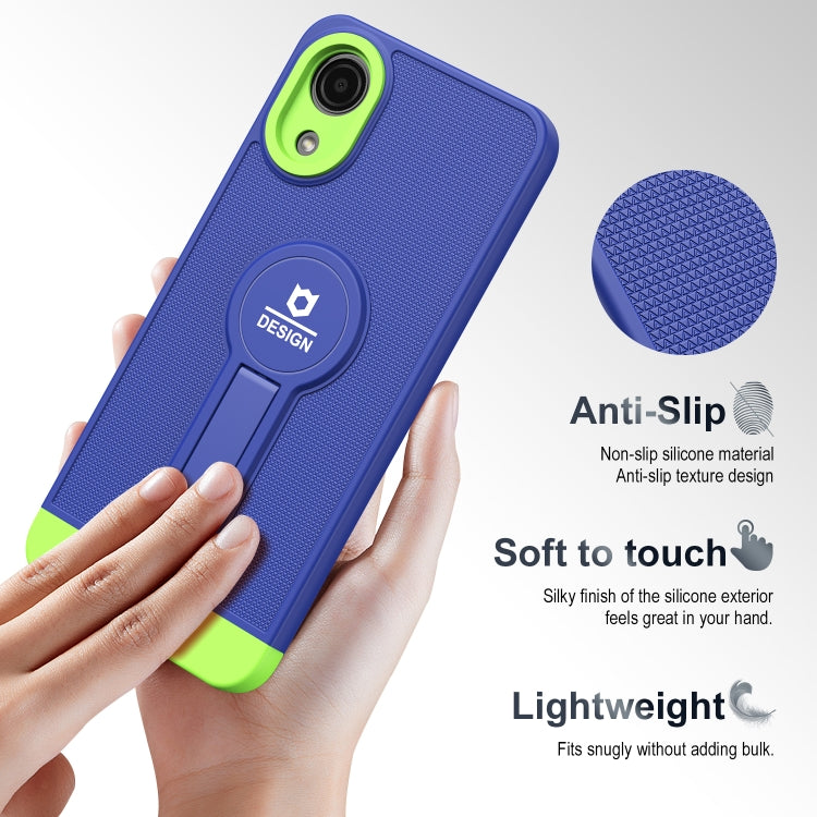 For Samsung Galaxy A03 Core Small Tail Holder TPU+PC Phone Case
