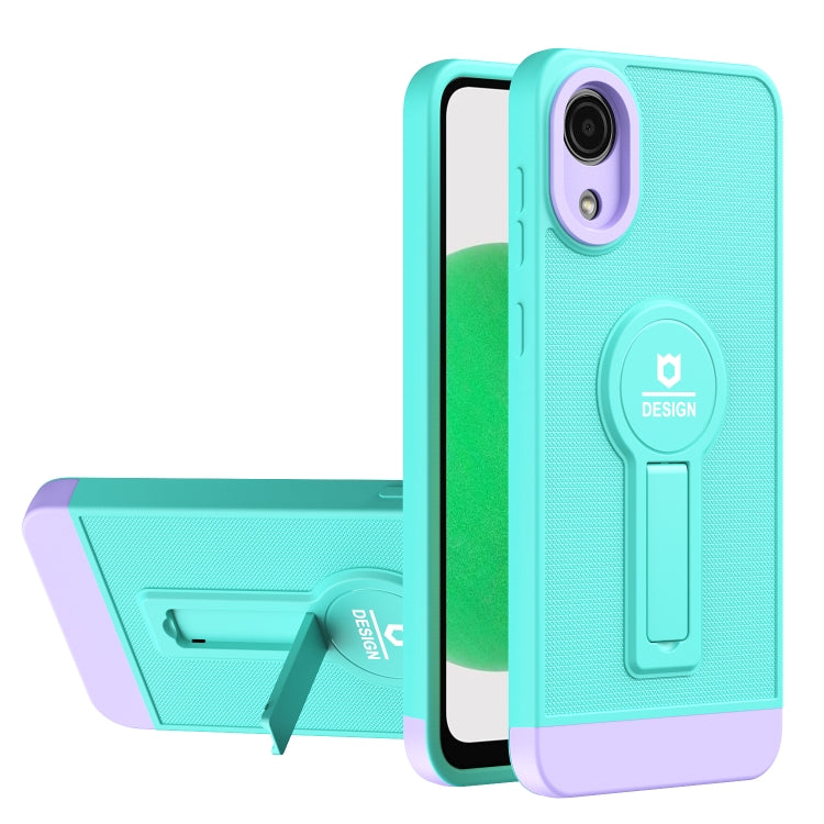 For Samsung Galaxy A03 Core Small Tail Holder TPU+PC Phone Case