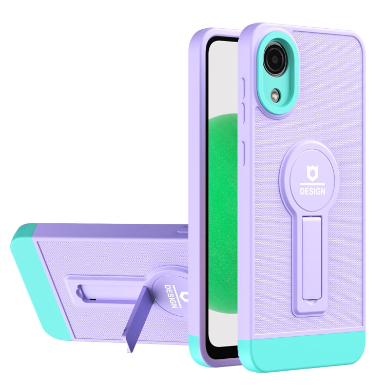 For Samsung Galaxy A03 Core Small Tail Holder TPU+PC Phone Case