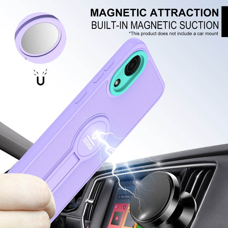 For Samsung Galaxy A03 Core Small Tail Holder TPU+PC Phone Case
