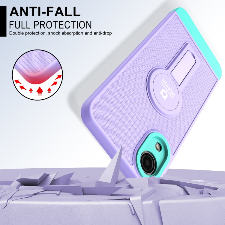 For Samsung Galaxy A03 Core Small Tail Holder TPU+PC Phone Case