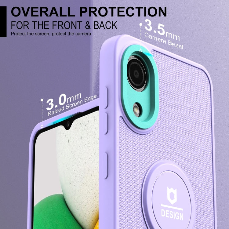 For Samsung Galaxy A03 Core Small Tail Holder TPU+PC Phone Case