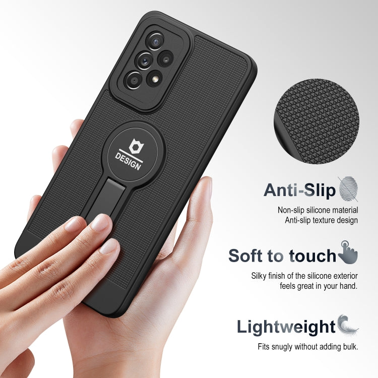For Samsung Galaxy A13 4G Small Tail Holder TPU+PC Phone Case