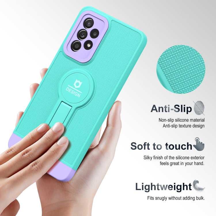 For Samsung Galaxy A13 4G Small Tail Holder TPU+PC Phone Case