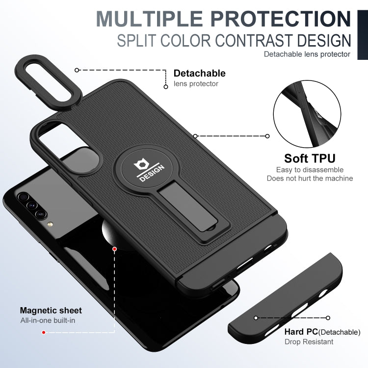 For Samsung Galaxy A50 / A30s / A50s Small Tail Holder TPU+PC Phone Case