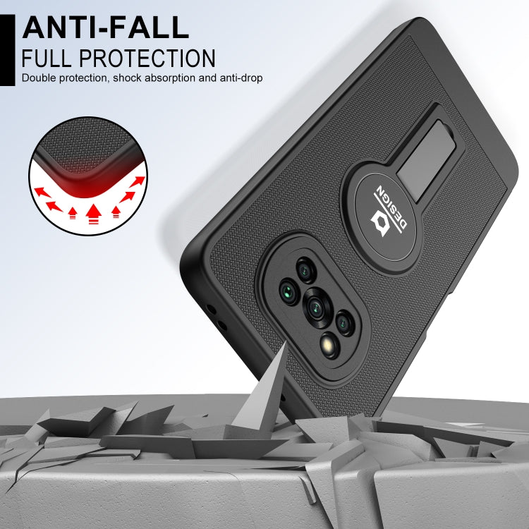 For Xiaomi Poco X3 / X3 Pro Small Tail Holder TPU+PC Phone Case