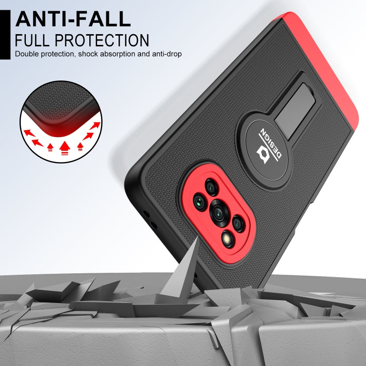 For Xiaomi Poco X3 / X3 Pro Small Tail Holder TPU+PC Phone Case