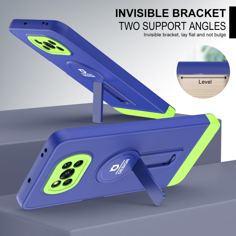 For Xiaomi Poco X3 / X3 Pro Small Tail Holder TPU+PC Phone Case