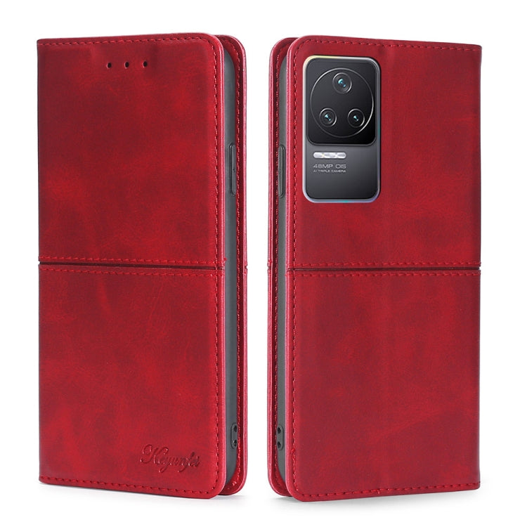 For Xiaomi Redmi K50/K50 Pro Cow Texture Magnetic Horizontal Flip Leather Phone Case