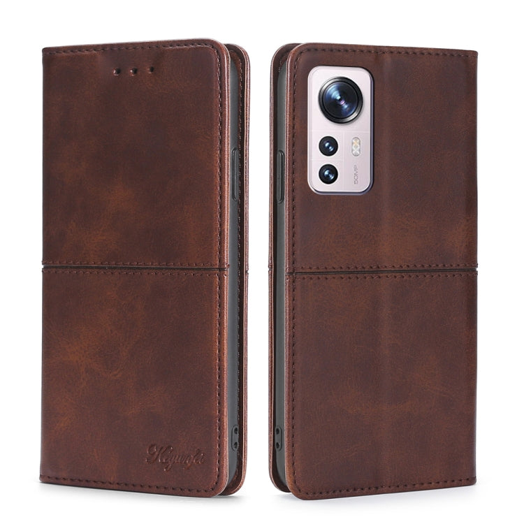 For Xiaomi 12 Pro Cow Texture Magnetic Horizontal Flip Leather Phone Case