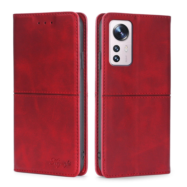For Xiaomi 12 Pro Cow Texture Magnetic Horizontal Flip Leather Phone Case
