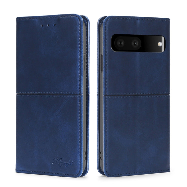 For Google Pixel 7 5G Cow Texture Magnetic Horizontal Flip Leather Phone Case