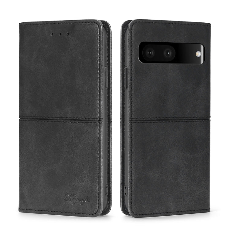 For Google Pixel 7 5G Cow Texture Magnetic Horizontal Flip Leather Phone Case