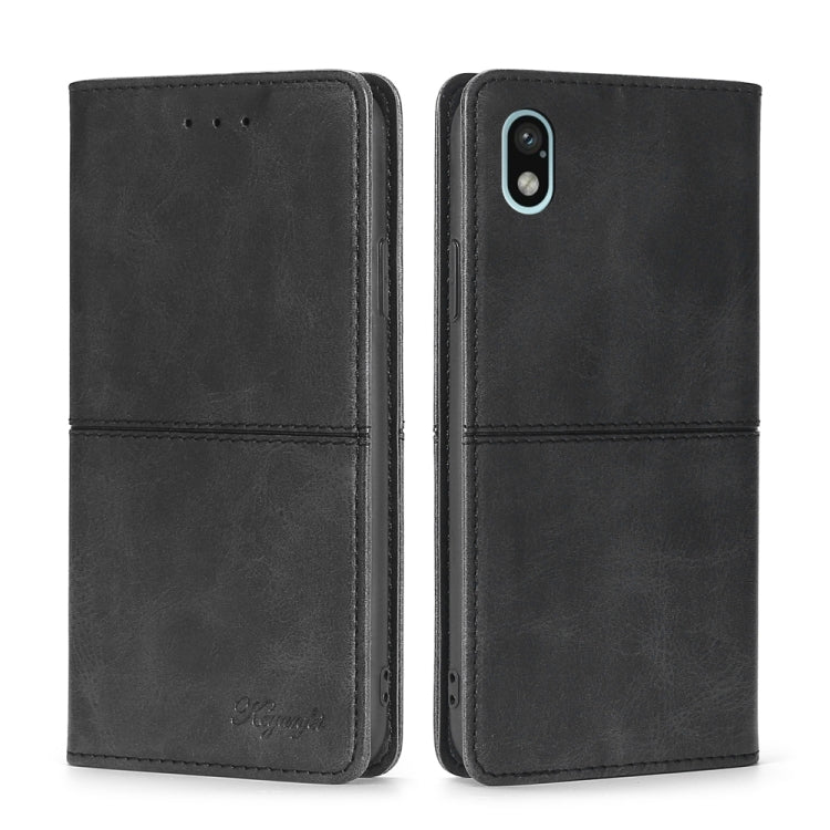 For Sony Xperia ACE III Cow Texture Magnetic Horizontal Flip Leather Phone Case