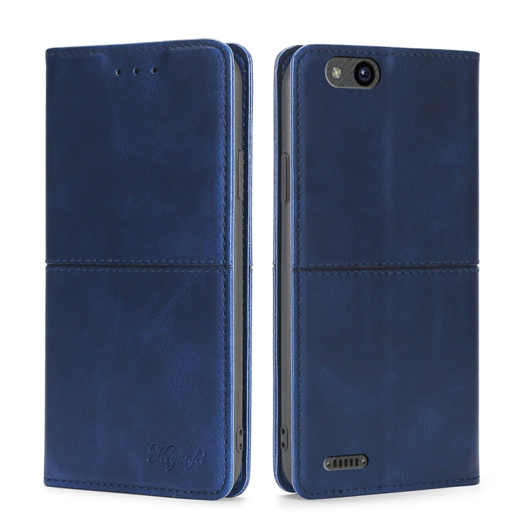 For ZTE Tempo X/Vantage/Z839/N9137 Cow Texture Magnetic Horizontal Flip Leather Phone Case