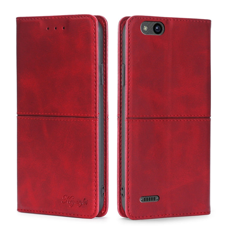 For ZTE Tempo X/Vantage/Z839/N9137 Cow Texture Magnetic Horizontal Flip Leather Phone Case