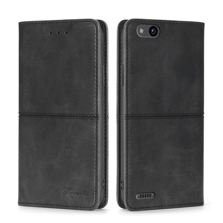 For ZTE Tempo X/Vantage/Z839/N9137 Cow Texture Magnetic Horizontal Flip Leather Phone Case