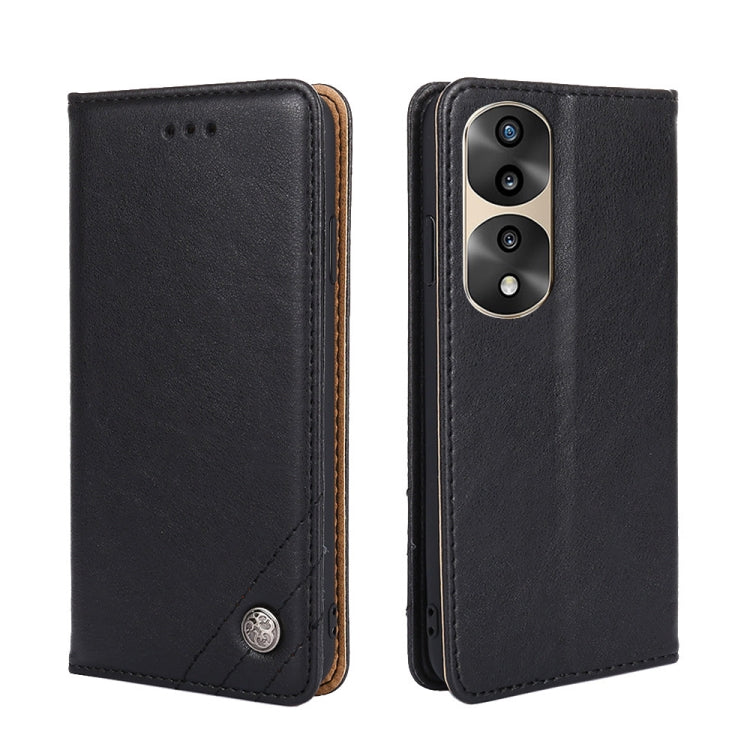 For Honor 70 Pro/70 Pro+ Non-Magnetic Retro Texture Leather Phone Case