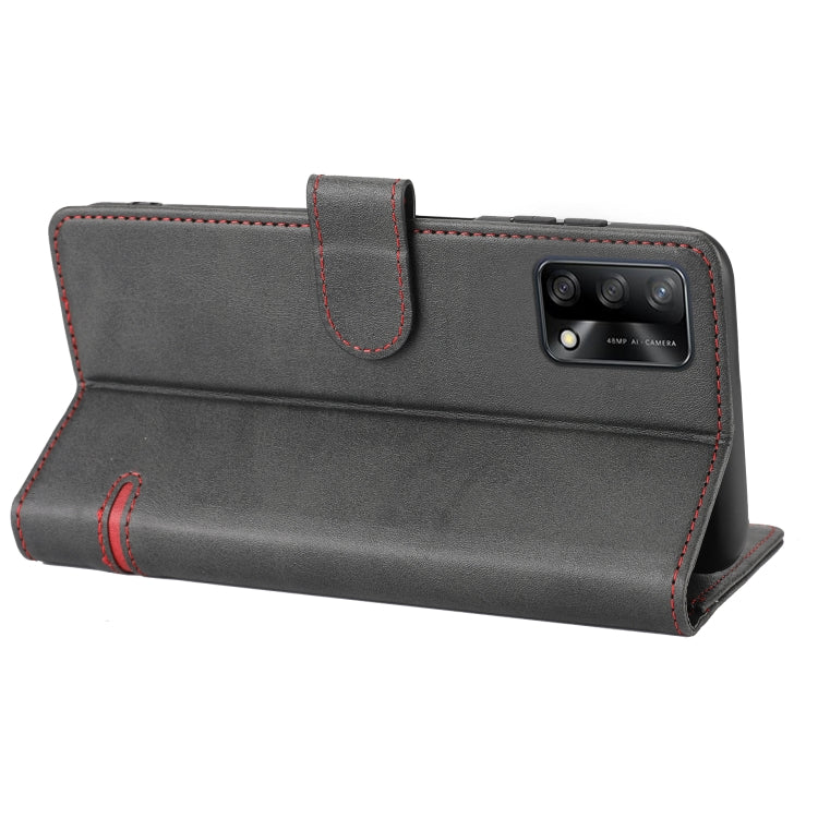 For OPPO A95 4G / A74 4G / F19 Classic Wallet Flip Leather Phone Case