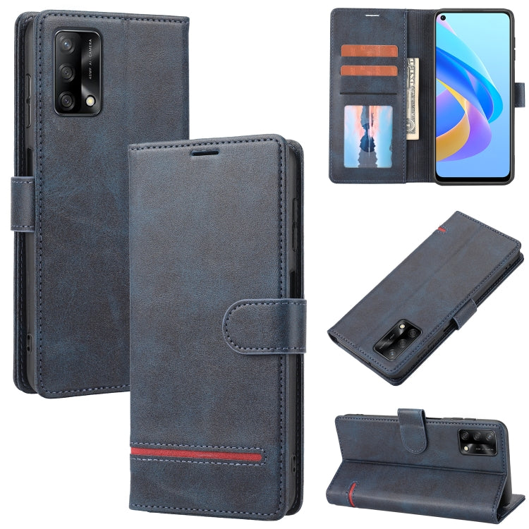 For OPPO A95 4G / A74 4G / F19 Classic Wallet Flip Leather Phone Case