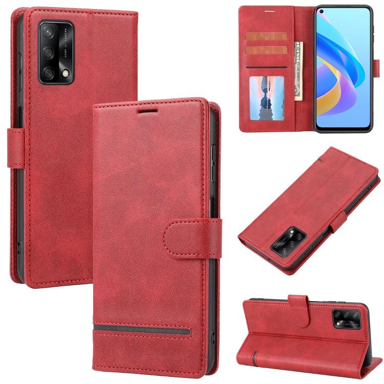 For OPPO A95 4G / A74 4G / F19 Classic Wallet Flip Leather Phone Case