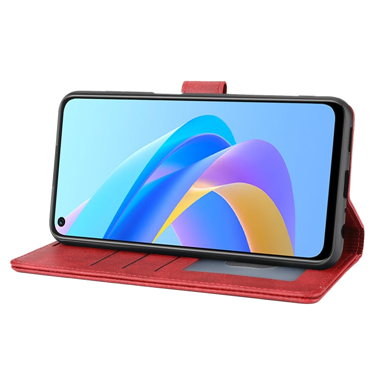 For OPPO A95 4G / A74 4G / F19 Classic Wallet Flip Leather Phone Case