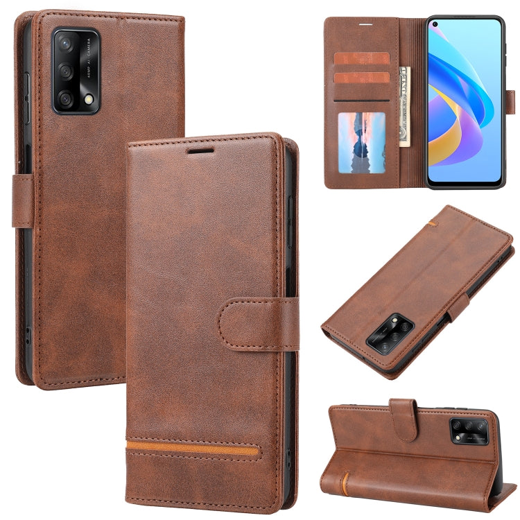 For OPPO A95 4G / A74 4G / F19 Classic Wallet Flip Leather Phone Case