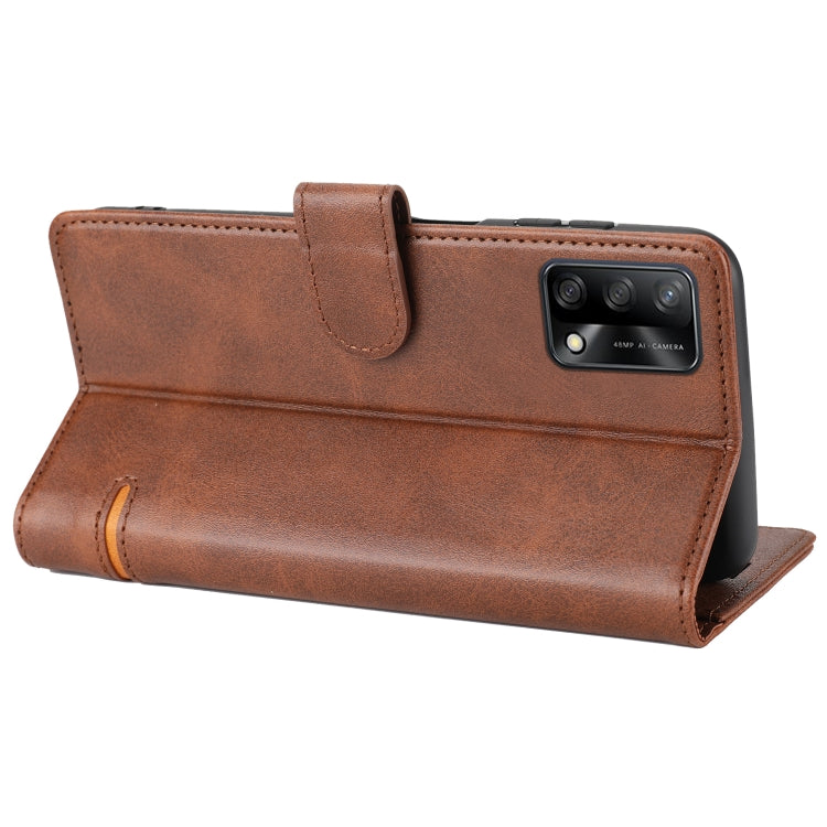 For OPPO A95 4G / A74 4G / F19 Classic Wallet Flip Leather Phone Case