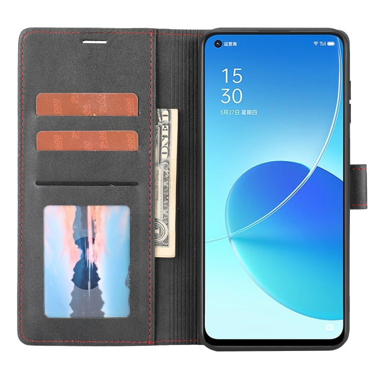 For OPPO Reno6 5G Classic Wallet Flip Leather Phone Case