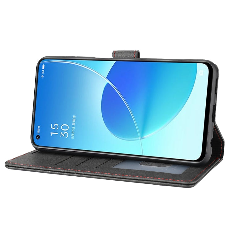 For OPPO Reno6 5G Classic Wallet Flip Leather Phone Case