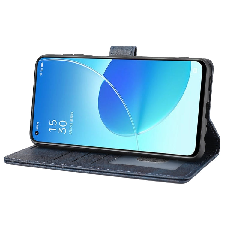 For OPPO Reno6 5G Classic Wallet Flip Leather Phone Case