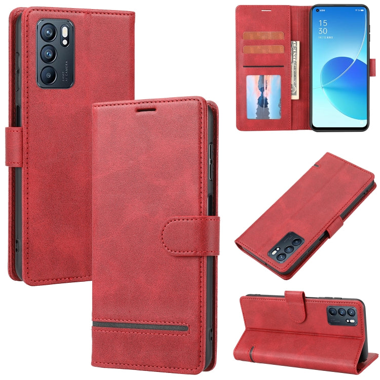 For OPPO Reno6 5G Classic Wallet Flip Leather Phone Case