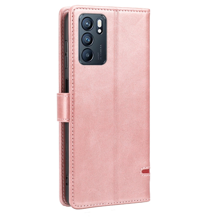 For OPPO Reno6 5G Classic Wallet Flip Leather Phone Case