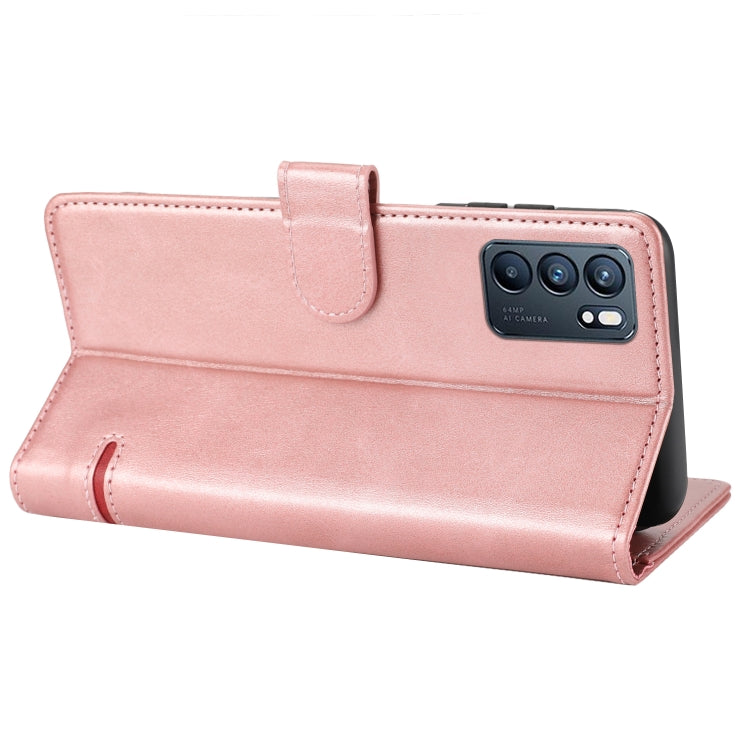 For OPPO Reno6 5G Classic Wallet Flip Leather Phone Case