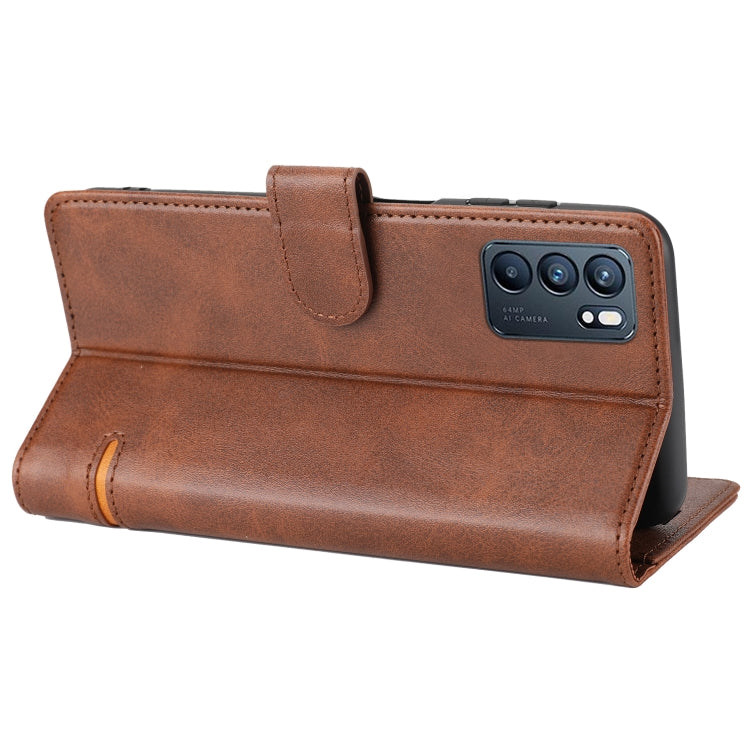 For OPPO Reno6 5G Classic Wallet Flip Leather Phone Case