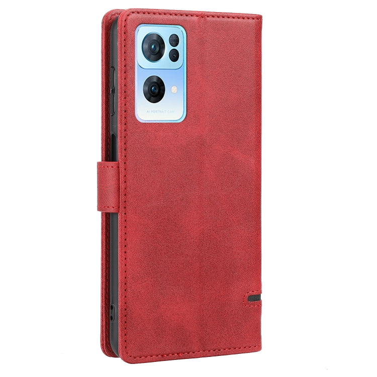For OPPO Reno7 Pro Classic Wallet Flip Leather Phone Case