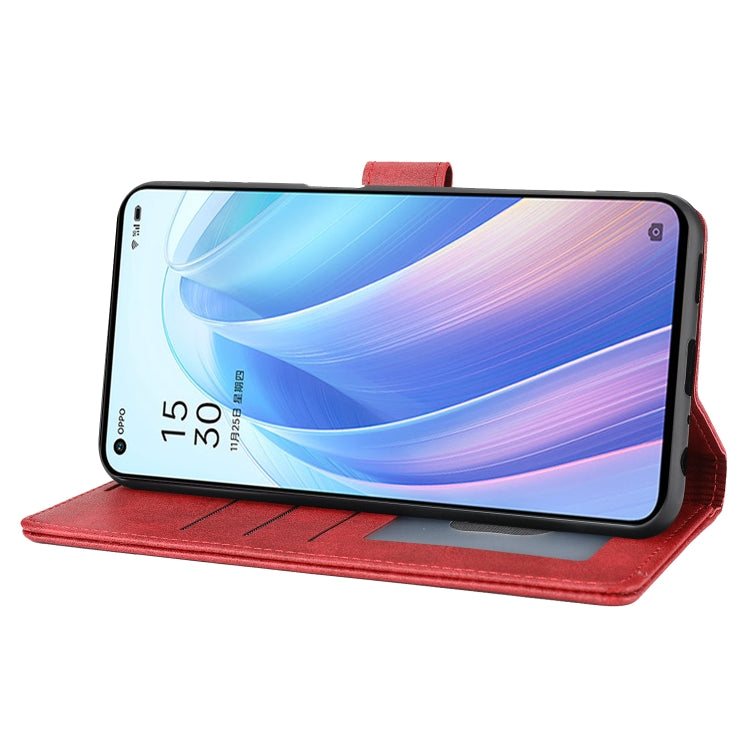 For OPPO Reno7 Pro Classic Wallet Flip Leather Phone Case