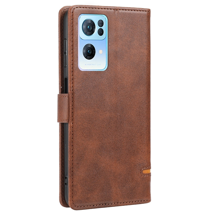 For OPPO Reno7 Pro Classic Wallet Flip Leather Phone Case