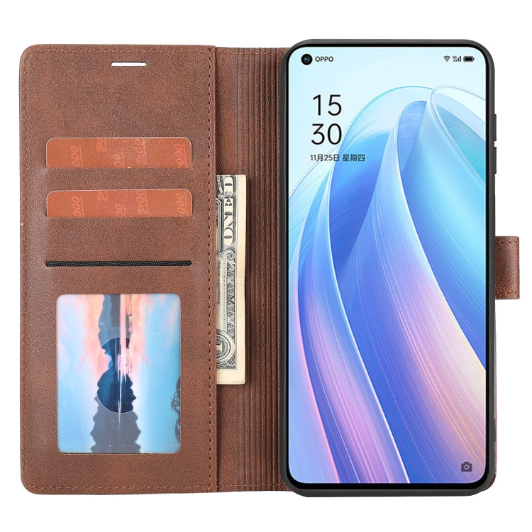 For OPPO Reno7 Pro Classic Wallet Flip Leather Phone Case