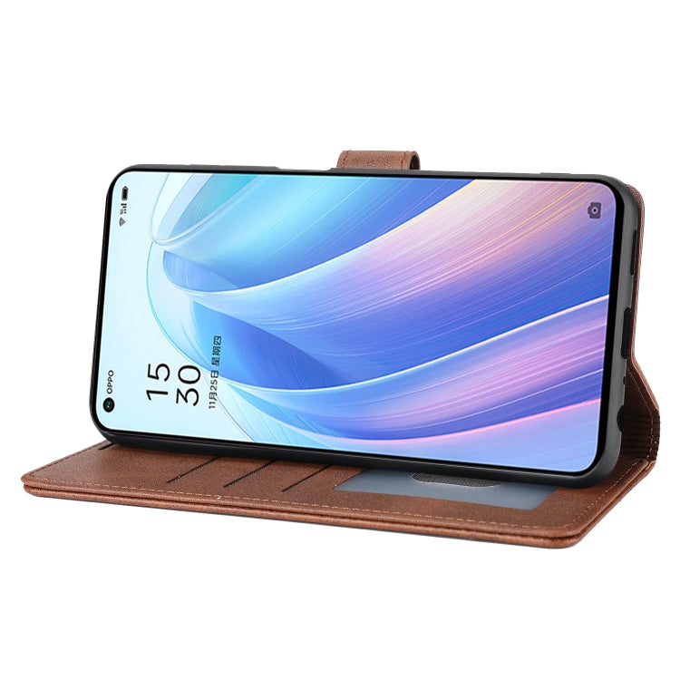 For OPPO Reno7 Pro Classic Wallet Flip Leather Phone Case